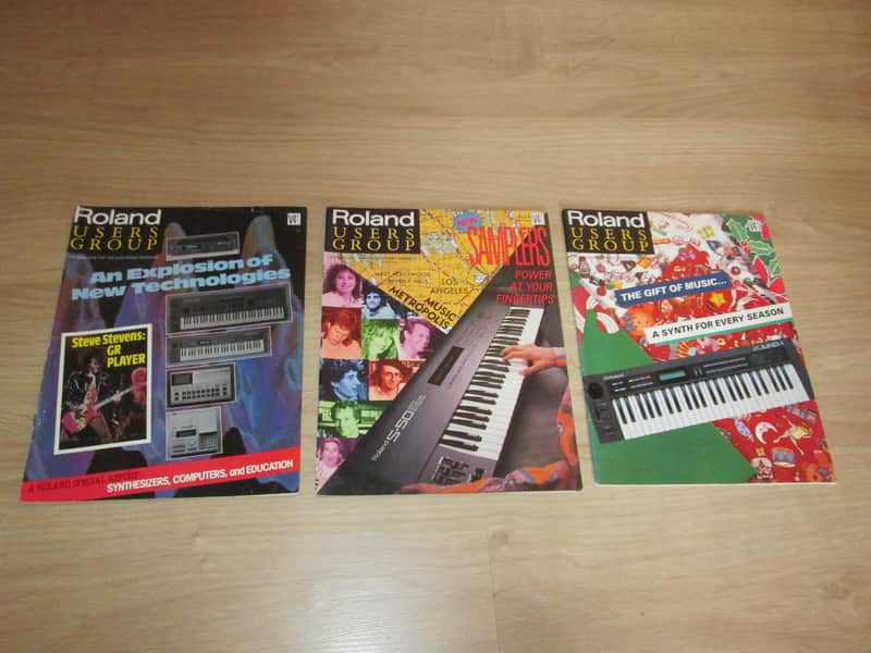 Roland Users Group Magazine's Collection (incl.Juno)–1986- Synthesizer Brochure image 1