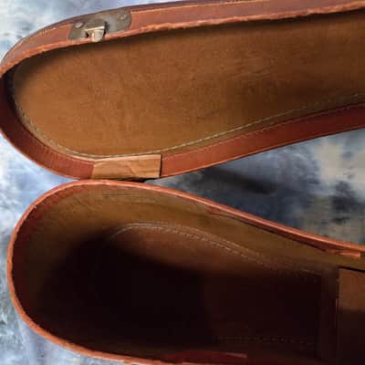 Vintage RARE 1950's Gibson Geib Tan Brown J45 J50 Soft Shell Guitar Case image 12