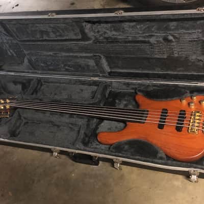 Dirk Lance (Incubus) Owned Warwick Streamer Stage II 5-String Fretless Custom 1999 Natural image 16