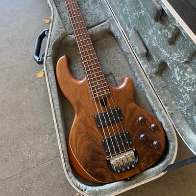 Wal MK2 2021 Flame Walnut 5 string bass guitar image 12