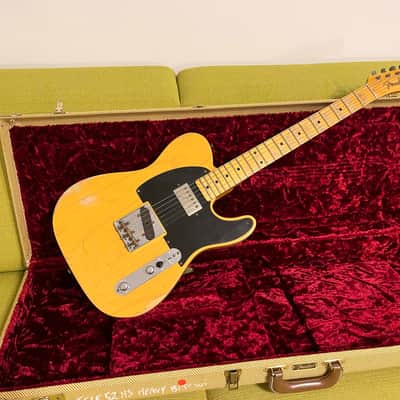 Fender telecaster USA custom shop 2014 - 52 HEAVY RELIC HS MN BLONDE image 7