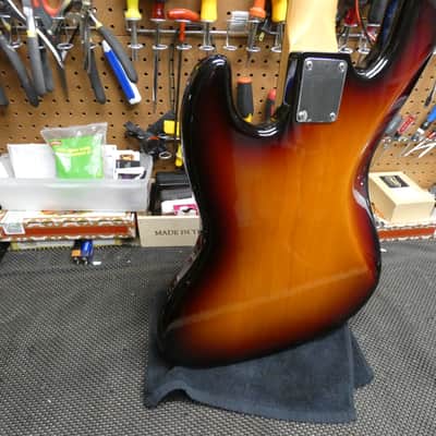 Wilkins Jazz Bass Stack Knob Traditional 2015 - Sunburst image 7
