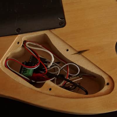 Custom Ibanez body routed for AANJ Wizard neck, and Original Edge tremolo image 7