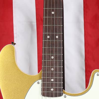 Squier Paranormal Custom Nashville Stratocaster - Aztec Gold image 4