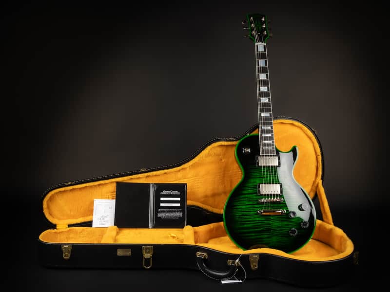 2025 Gibson Custom Shop M2M Les Paul Axcess Custom Figured - Green