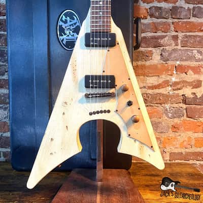 Badwater AXL Jacknife Electric Guitar w/ OHSC (2000s - Aged White) image 1