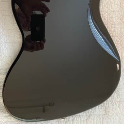 Squier Classic Vibe Bass VI, black, has chip on back, otherwise mint image 8