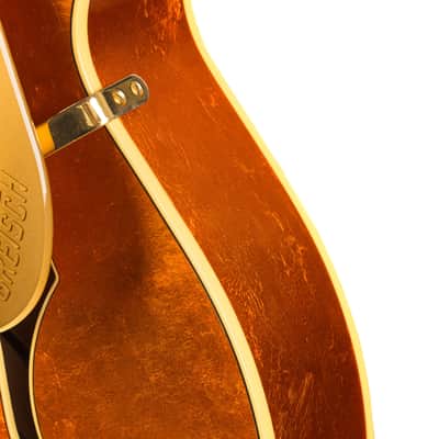 Gretsch USA Custom Shop Stephen Stern G6120-125 Chet Atkins 125th Anniversary - Transparent Orange over Gold Leaf image 13