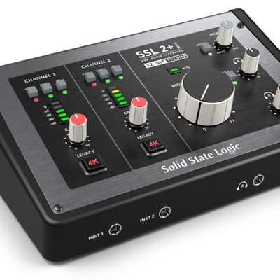Solid State Logic SSL2+-MKII 32-Bit 192kHz 2x4 USB-C Audio Interface image 1