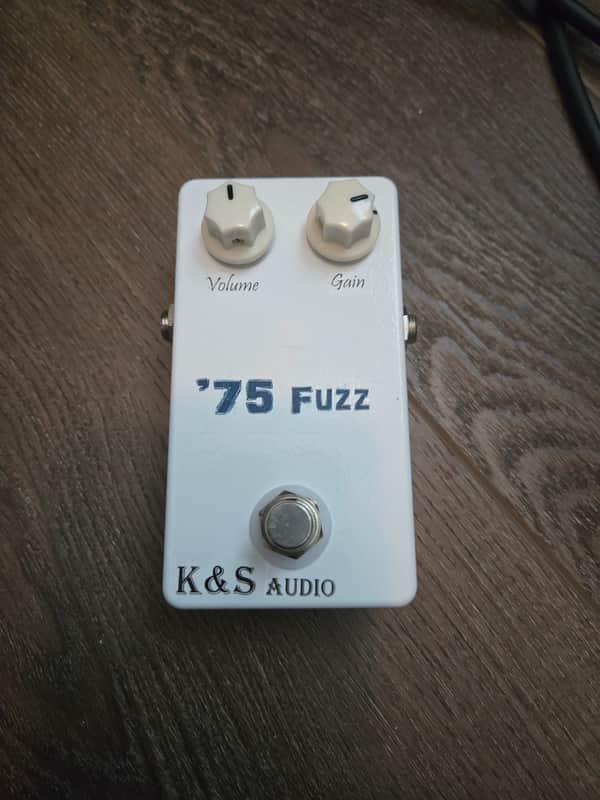 K&S Audio '75 Fuzz 2025 PNP Germanium transistor positive ground - White image 1