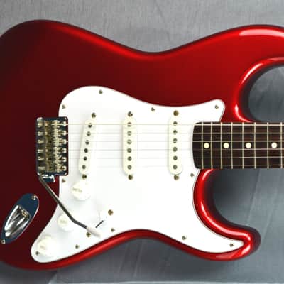 FENDER Stratocaster Standard ST-STD 2008 - CAR Candy Apple Red - Japan Import image 3