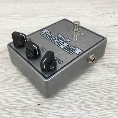 Tate-FX BMB Overdrive Pedal Brexit Means Brexit Silver Metal image 3