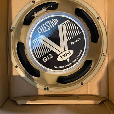 Celestion T5906A V-Type G12 12" 70-Watt 16 Ohm Replacement Speaker 2010s Gold image 1