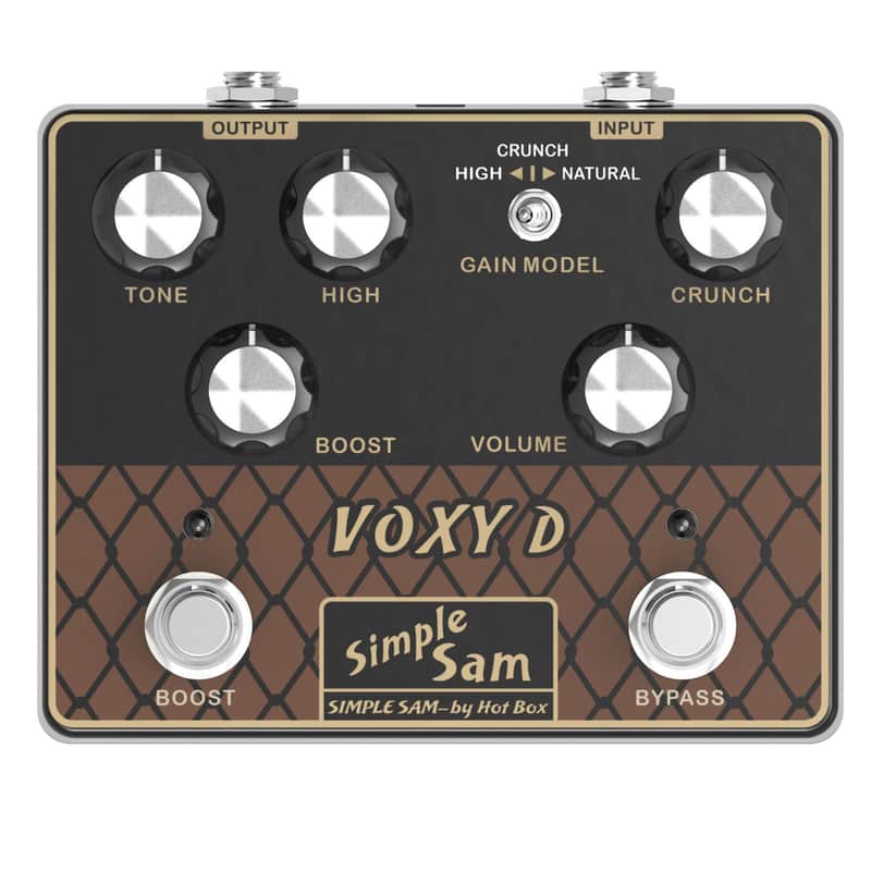 Simple Sam Voxy D Analog VOX Tones Guitar FX Pedal True Bypass Astounding Tone image 1