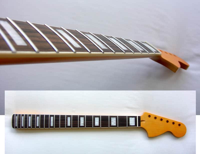 JAZZMASTER Guitar Neck /CBS Head/Rosewood Fretboard /Jumbo Frets/MOP Block Inlay image 1