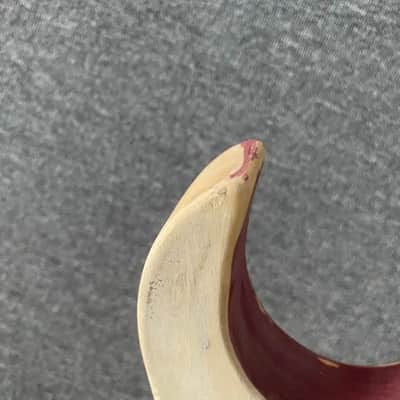HSH Tiger Maple Top Cherry Burst Guitar Basswood Body image 9