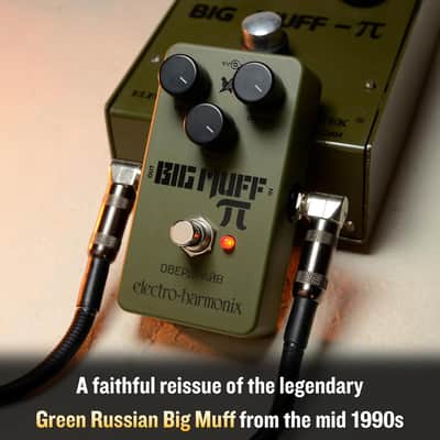 Electro Harmonix Green Russian Big Muff Distortion Sustain Guitar Effects Pedal image 9