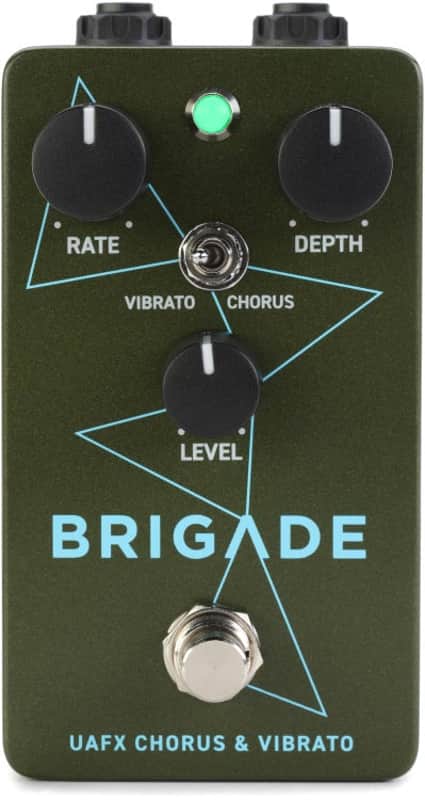 Universal Audio UAFX Brigade Chorus and Vibrato Effects Pedal (UABrigaded1) image 1
