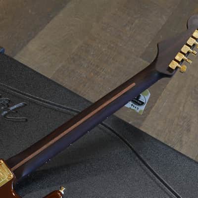 Unplayed! 2026 Fender Mod Shop Stratocaster w/ Rosewood Neck Electric Guitar Walnut w/ Gold + COA OHSC image 18
