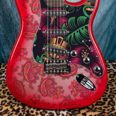 Guitar Monkey Stratocaster 2025 - Black Paisley image 22