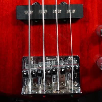 2019 Ibanez GSR200 Gio Soundgear Bass Transparent Red Indonesia image 6