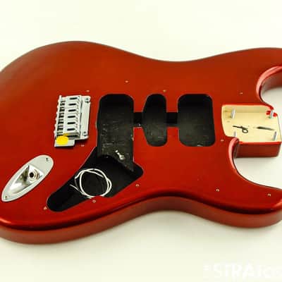 USED Fender MIM Standard Strat BODY & HARDWARE Guitar Candy Cola Red image 1