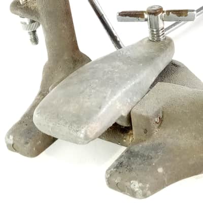 *Gretsch Floating Action Bass Drum Pedal 60s Vintage Round Badge Era OG +Beater* image 7