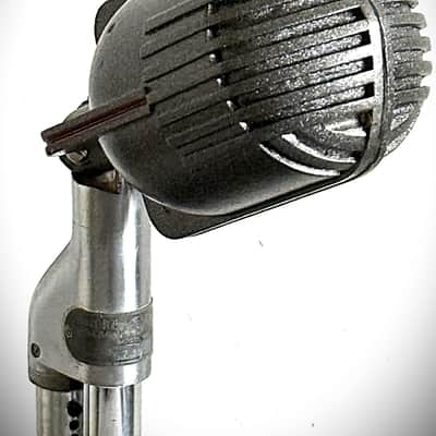 Vintage 1940's SHURE 708A "Stratoliner" Microphone , working w/stand & cable image 8
