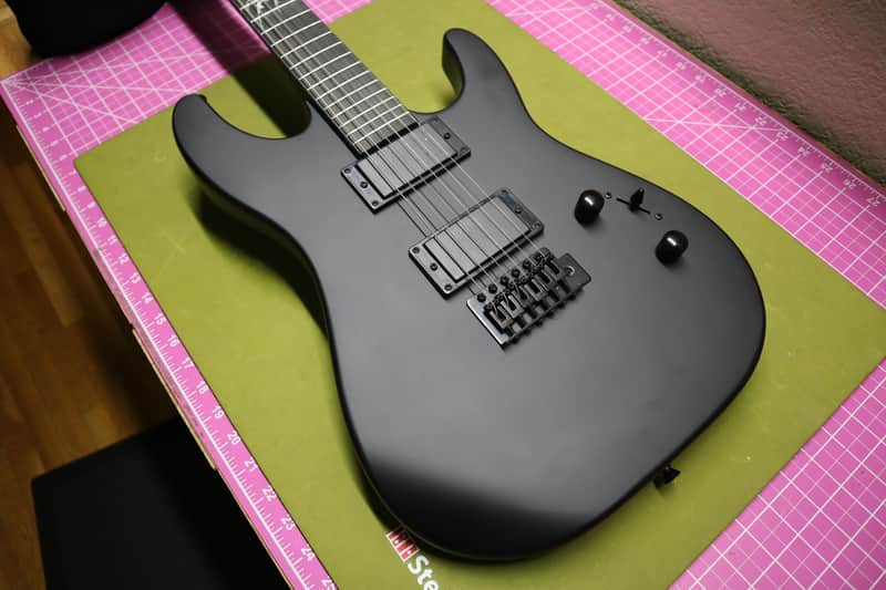 Harley Benton HWY-25BKS Progressive 2022 Black Matte Free FretWerx Setup and Fret Polish USA Stock image 1