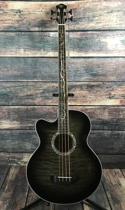 Michael Kelly Left Handed Dragonfly 4 String Acoustic Electric Bass image 1