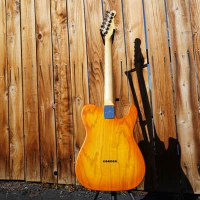 G&L USA ASAT Classic Bluesboy Semi-Hollow - Honeyburst Satin Frost - Left Handed 6-String Electric Guitar w/ Black Tolex Case(2022) image 8