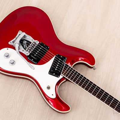 2007 Mosrite USA Ventures Model American Standard Mark I 1963 Sidejack w/ Case & Tags image 9