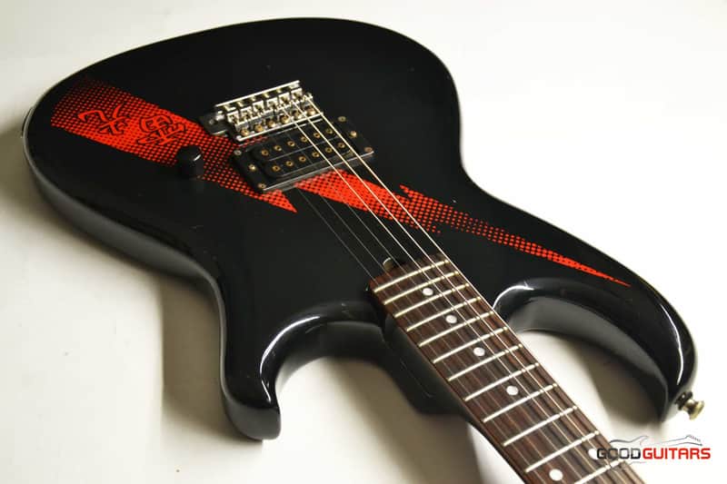 Aria Pro II RS Inazuma-I 1983-1984 Black w/Thunderbolt | Reverb