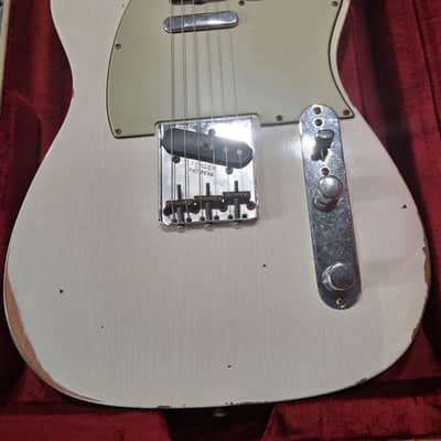 Fender CUSTOM SHOP 63 TELECASTER 2024 - RELIC OLYMPIC WHITE image 2