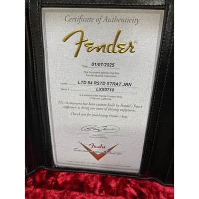 Fender Limited Edition 1954 Roasted Stratocaster® Journeyman Relic Cimarron Red image 8