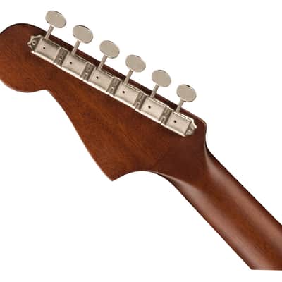 Fender Malibu Player A/E Guitar - Natural w/ Walnut FB image 5