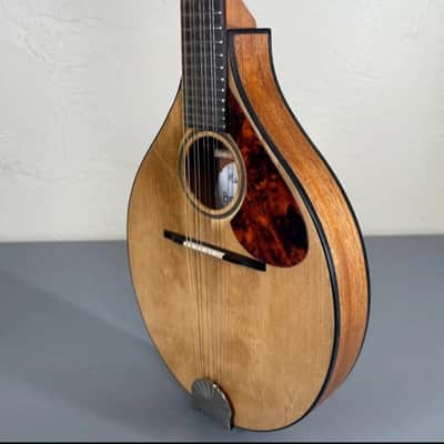Custom-Built Flat-Back Mandolin with Case image 5