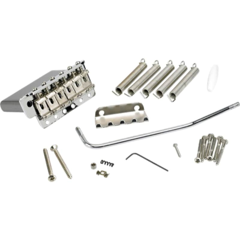 Fender 6-Saddle American Vintage Series Stratocaster Guitar Tremolo Assembly, Chrome (0992049000) image 1