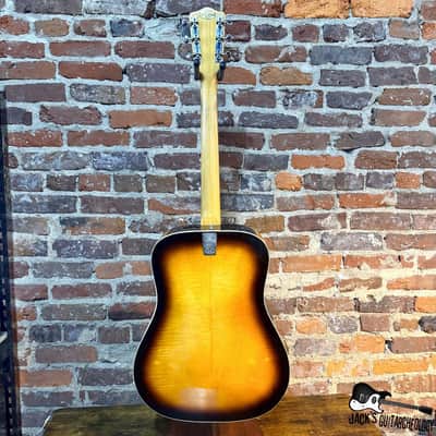 Framus Texan 5/196 Acoustic Guitar w/ Piezo & HSC (1960s - Sunburst) image 15