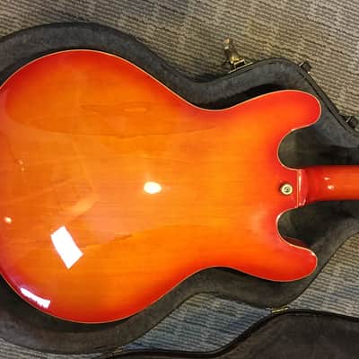 Semi-Hollow Orange Burst Seymour Duncan P-Rails w/Triple Shot Mounting Rings image 6