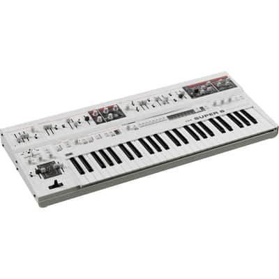 UDO Audio Super 6 ST49 Digital-Analog Hybrid Synthesizer - White image 3