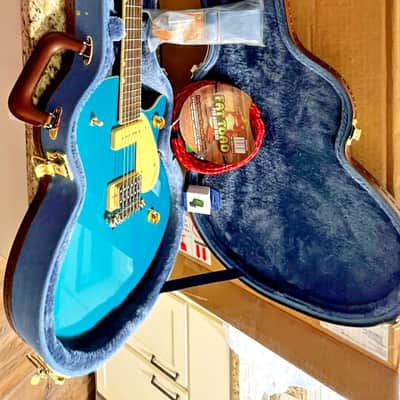 Gretsch G2215-P90 Streamliner Junior Jet Club 2022 - Present - Ocean Turquoise image 5