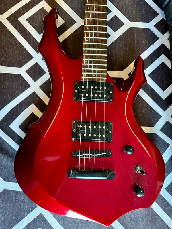 ESP - GrassRoots Forest G-FR-56G - Set Neck - See-Thru Candy Apple