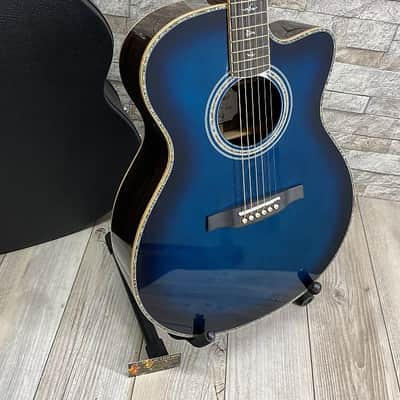 PRS SE #A60E Angelus Cobalt Blue Acoustic Electric Guitar - with Hardshell Case - AE60E image 3