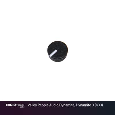Black Knob Cap for Valley People Audio Dynamite, Dynamite 3 (433) image 1