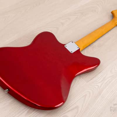 1986 Fender Jaguar '62 Vintage Reissue JG66-75 Candy Apple Red First-Year, Japan MIJ Fujigen image 14
