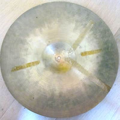 20" Zildjian Avedis Hollow Logo Sizzle Ride Cymbal w/Rivets 1970s - Vintage image 1