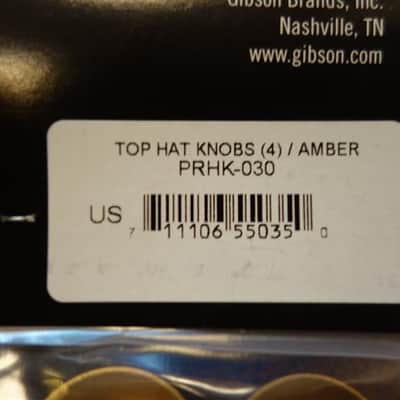 Gibson PRHK-030 Top Hat Knobs (Vintage Amber) (4 pcs.) Bild 3
