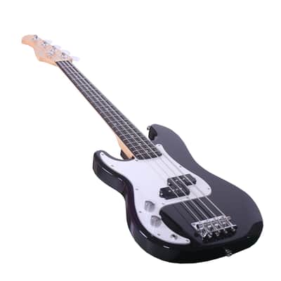 Artist MiniP Plus Left Handed 3/4 Size PB Bass Guitar + Accessories image 4