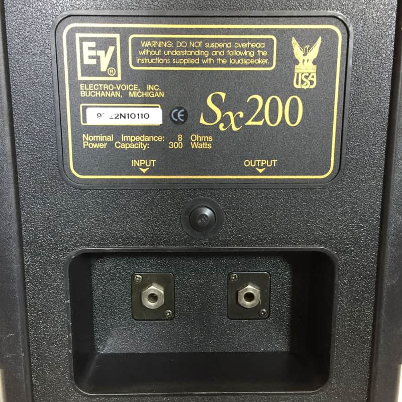 Electro-Voice SX200 Two-Way Passive Speaker 1200W, 12